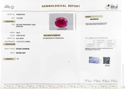 3.8/CT Natural Ruby Stone with Govt. Lab Certificate-16489S207696